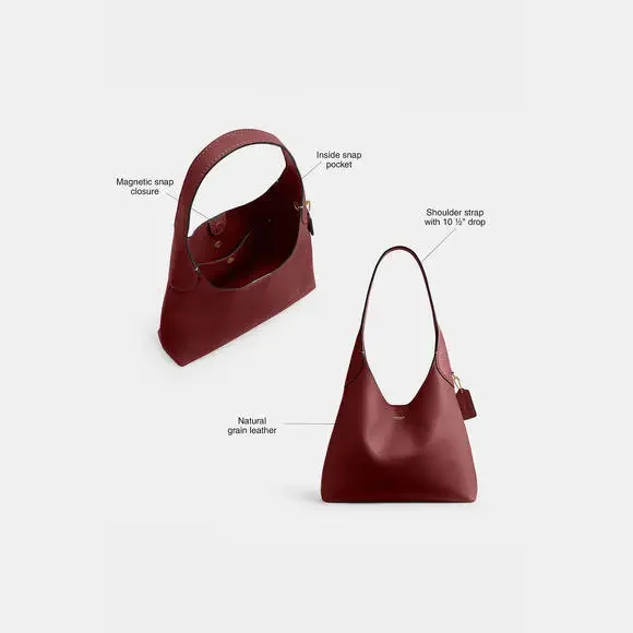 Coach Brooklyn Shoulder Bag 28 - Picture 12 of 13